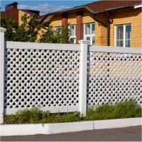 residential house with fence